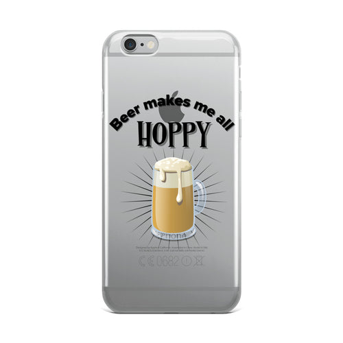Beer Makes Me Hoppy iPhone Case