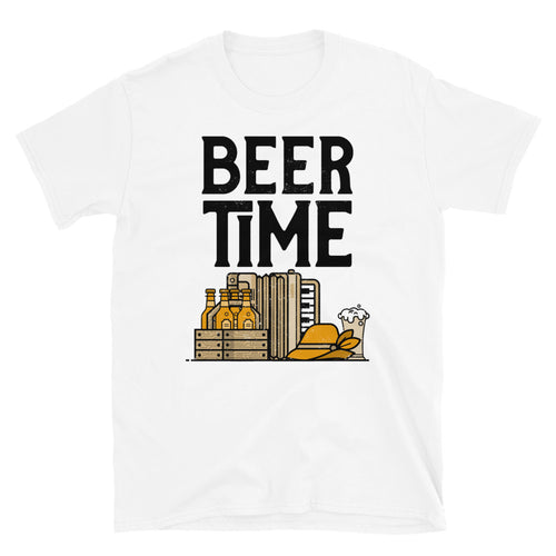 Beer Time Drinking - Men's T-Shirt