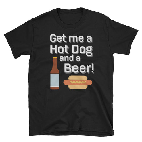 Get Me a Hot Dog and a Beer T-Shirt
