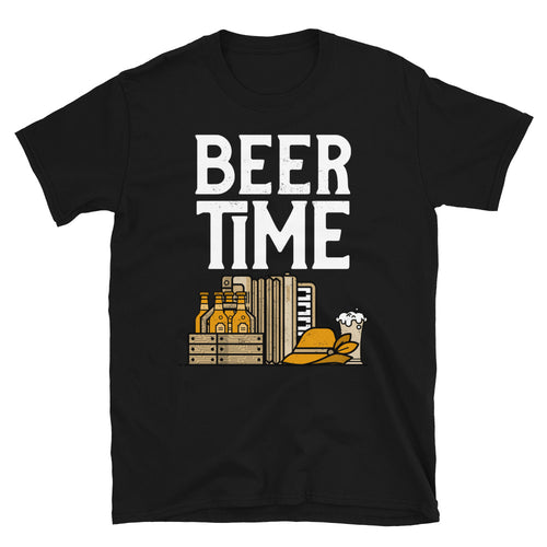Beer Time Drinking - Premium Short-Sleeve T-Shirt