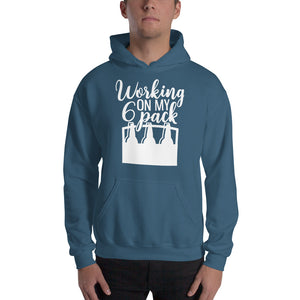 Working On My 6Pack - Premium Hooded Sweatshirt