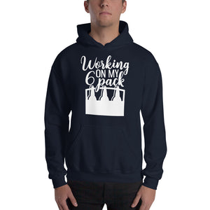 Working On My 6Pack - Premium Hooded Sweatshirt