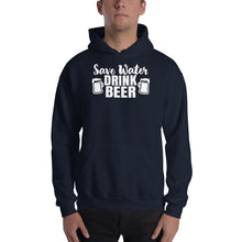 Load image into Gallery viewer, Save Water Drink Beer - Premium Hooded Sweatshirt