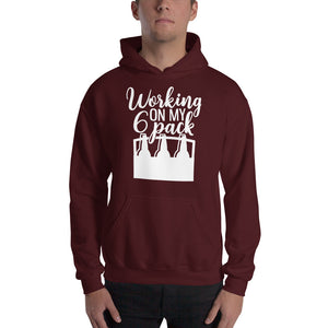 Working On My 6Pack - Premium Hooded Sweatshirt