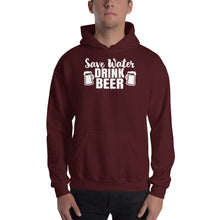 Load image into Gallery viewer, Save Water Drink Beer - Premium Hooded Sweatshirt