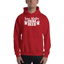 Load image into Gallery viewer, Save Water Drink Beer - Premium Hooded Sweatshirt