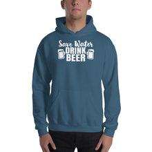 Load image into Gallery viewer, Save Water Drink Beer - Premium Hooded Sweatshirt