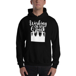Working On My 6Pack - Premium Hooded Sweatshirt